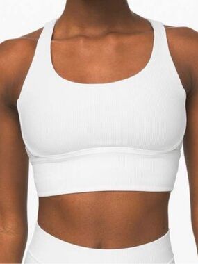 Lululemon Energy Sports Bra Longlined Ribbed